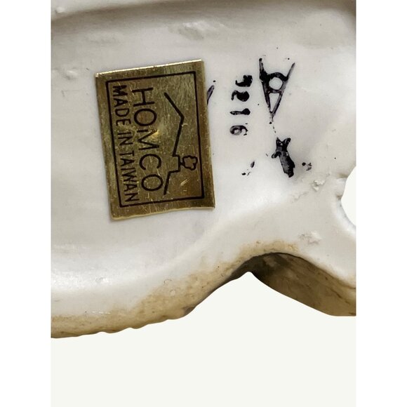 Homco Donkey Figurine  Hand-Painted Gray & White Ceramic Vintage Collectible - Picture 4 of 10